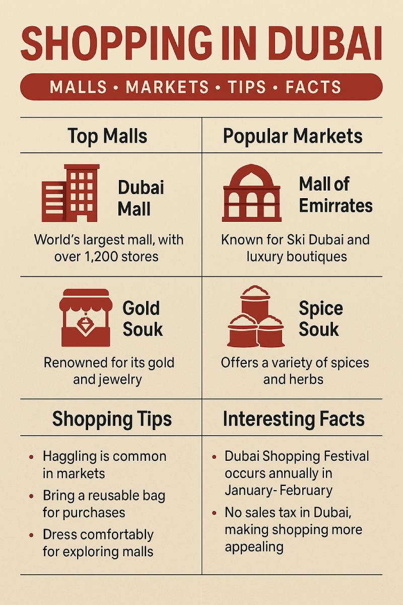 Shopping in Dubai